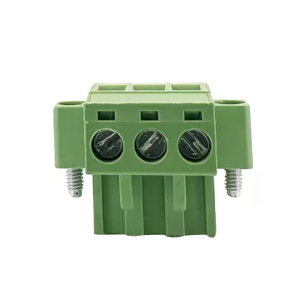 5.00mm &5.08mm Male Pluggable terminal block With Fixed hole：RHTBYDCKM-5.00&5.08